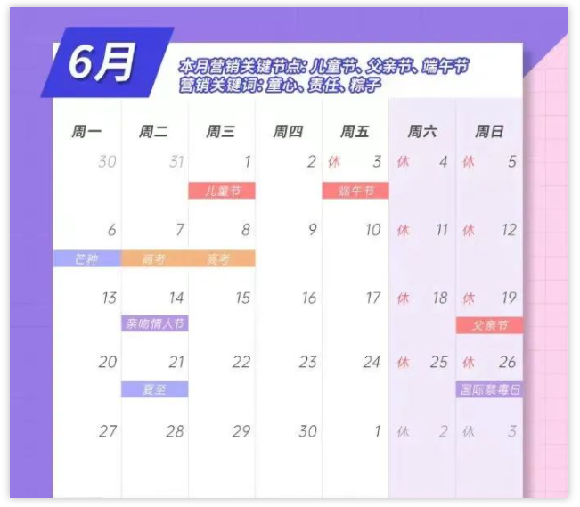 6月热点营销日历：微信开店营销，这几个可别放过！